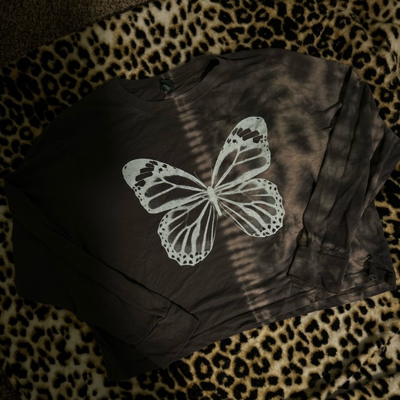 Tops - Crop too long sleeve